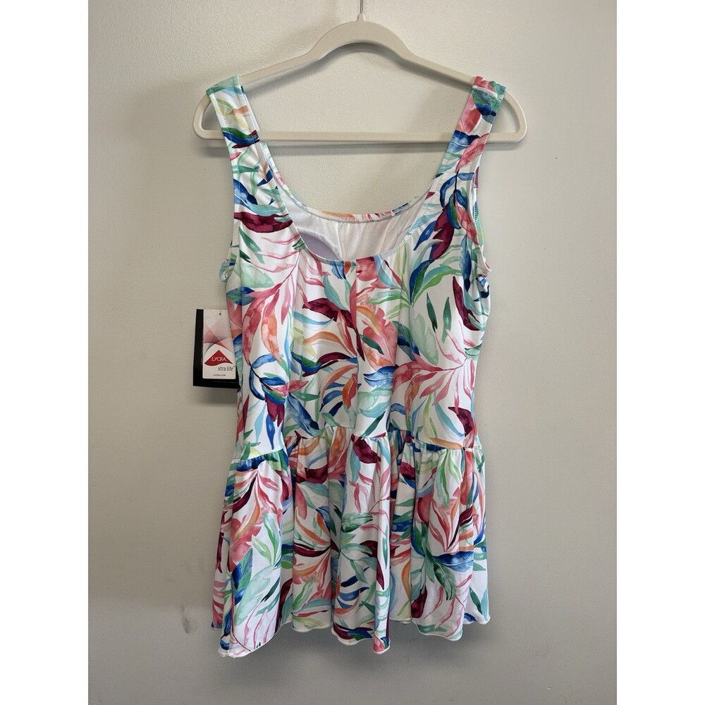 Maxine of Hollywood Women's Princess Seam One Piece Swimsuit Dress Size 20W NWT - Picture 5 of 9